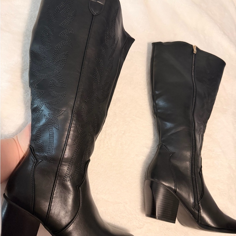 Dream Pairs Black Heeled Boots